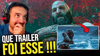 Reagindo ao Novo Trailer do God Of War Ragnarok.