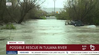 Possible water rescue near Tijuana River