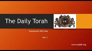 Communion with God - Part 1
