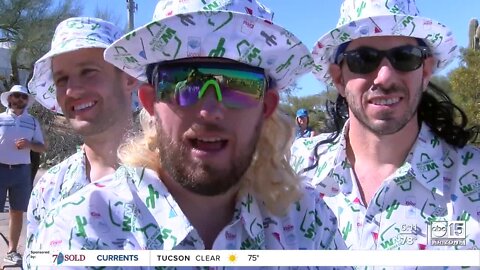 Fans at the WM Phoenix Open