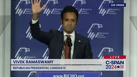 Vivek Ramaswamy Delivers Opening Speech at Republican Jewish Coalition’s Summit in Las Vegas, NV