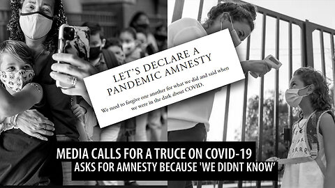 The Media Calls for a 'Truce' on COVID, Asks for Amnesty Because They Say 'We Didn't Know'