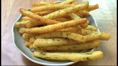 Crispy potato sticks | easy potato recipe / crispy French fries