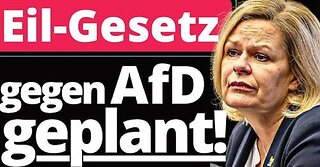 Eilmeldung: Linksradikale SPD Antifa Faeser verliert völlig die Nerven!