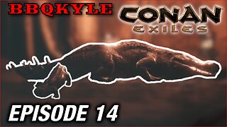This Gator was HUGE! (Conan Exiles: Ep14)