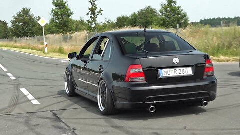 Volkswagen Bora R28 with Rotrex Compressor + VW Golf 3 VR6 Garret Turbo!