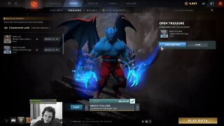 (Dota 2) NeverLuck, Abrindo os baus do battle pass tentando...