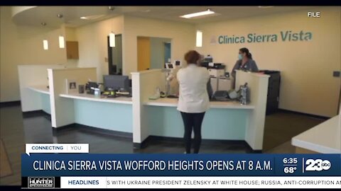 Clinica Sierra Vista in Wofford Heights reopens