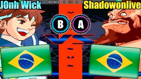 Street Fighter Alpha 3 (J0nh Wick Vs. Shadowonlive) [Brazil Vs. Brazil]