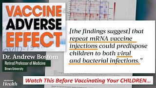 WATCH This BEFORE VACCINATING Your CHILDREN - MUST SEE NOW!