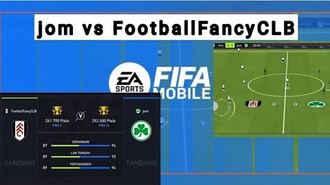 FIFA 23 gameplay video series | jom vs FootballFancyCLB