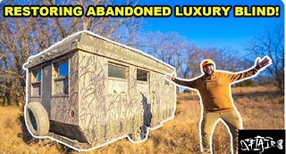 Customizing RV DEER BLIND with TV, Xbox, etc.… (Life of luxury)