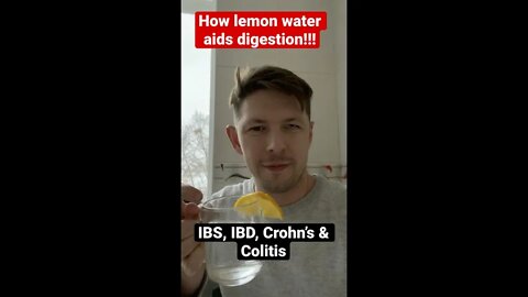 Will Lemon Water Improve Digestion? If you have IBS, IBD, Crohn’s & Colitis… #shorts