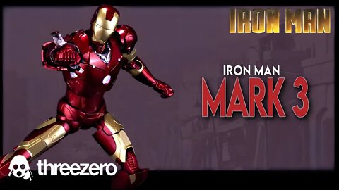 Threezero Avengers Infinity Saga Iron Man Mark 3 DLX Figure @The Review Spot