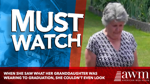 When She Saw What Her Granddaughter Was Wearing To Graduation, She Couldn't Even Look