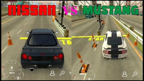 Nissan Skyline VS Mustang 🔥 Drag Race In Car Parking Multiplayer | AndroidGameplay