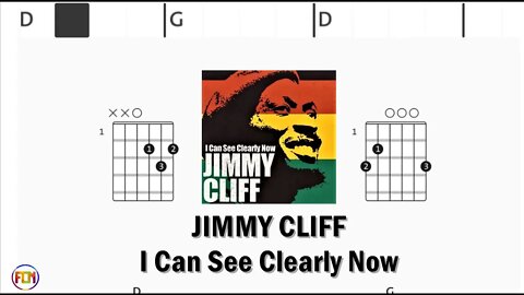 JIMMY CLIFF I Can See Clearly Now - (Chords & Lyrics like a Karaoke) HD