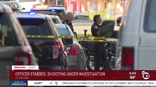 Officer injured during officer-involved shooting in Little Italy
