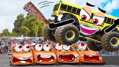 Monster Truck Crashes | Monster Jam - Extended Highlights | Lucky Doodles