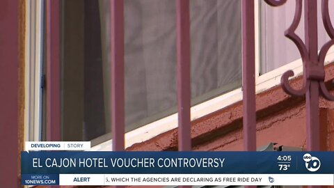 El Cajon Hotel Voucher Controversy
