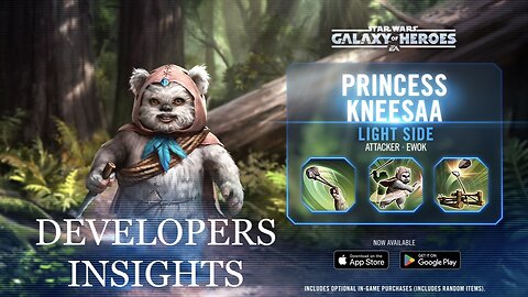 *NEW* Character Inbound: Princess Kneesaa | Developers Insights | SWGOH