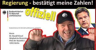 Bundesregierung bestätigt offiziell - Stromkosten Zahlen stimmen! :-)