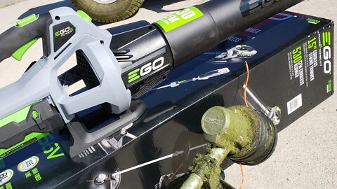 EGO 56V Electric Trimmer and Blower - Unbox and Review