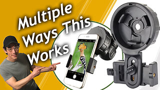 How To Use, Gosky Spotting Scope Cellphone Video Camera Adapter Holder, Product Links