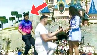 Proposal STOPPED by Disneyland Cast Member