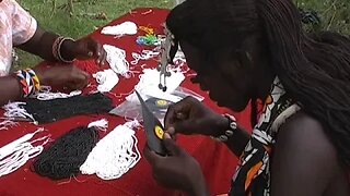 Maasai Artwork with Beads