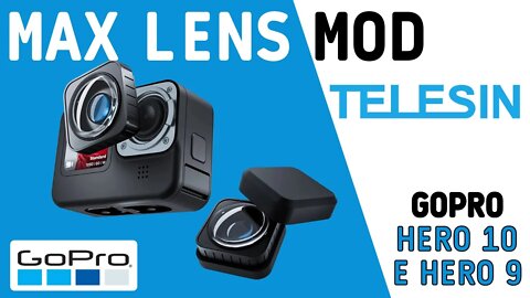 Max Lens da Telesin para GoPro Hero 9 e Hero 10