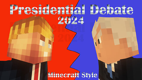 Presidential Debate 2024 in a Nutshell: Minecraft Style: Minecraft Roleplay