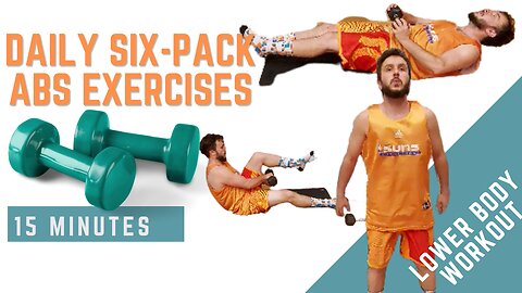 15 MINUTES DAILY SIX PACK ABS DUMBBELL WORKOUT TO BURN CALORIES AND BUILDS MUSCLE
