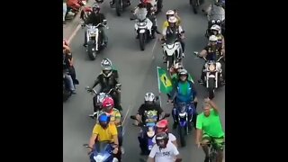 MOTOCEATA COM O MITO BOLSONARO no RIO DE JANEIRO em 23/05/21 - PARTE 2