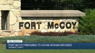 Wisconsin's Fort McCoy preparing to receive Afghan refugees