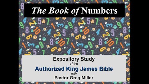 008 Numbers 8:1-26 (Numbers Studies)