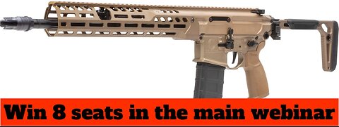 SIG SAUER MCX SPEAR-LT 5.56 NATO 16” MINI #2 FOR 8 SEATS IN THE MAIN WEBINAR