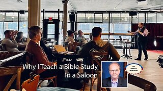 Won't darken the doors of a church? What about attending Bible study at a bar?