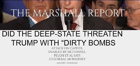 Did the Deep-State threaten Trump with Dirty Bombs