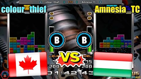Tetris the Absolute The Grand Master 2 PLUS (colour_thief Vs. Amnesia_TC) [Canada Vs. Hungary]