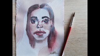 Painting With Wine and Watercolour // Episode 68