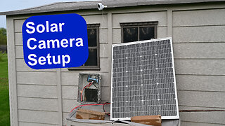 Solar Camera Setup