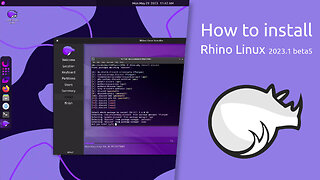 How to install Rhino Linux 2023.1 beta5