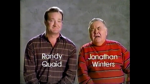 January 19. 1991 - Jonathan Winters & Randy Quaid for 'Davis Rules'