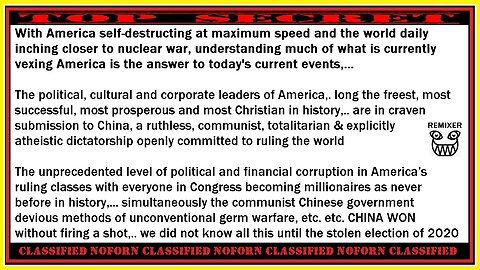 CHINA wipe out America