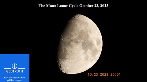 Moon Lunar Cycle October 23 2023