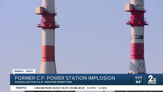 Former C.P. Power Station Implosion