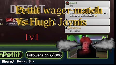 Hugh Jaynis 1v1's imPettit for $20!