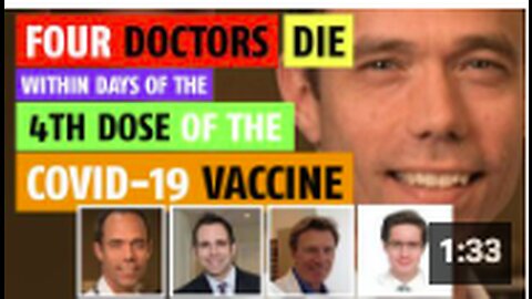 Four Canadian doctors die within days of the 4th dose of the COVID-19 vaccine