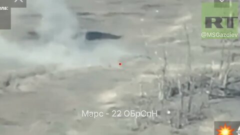 A FPV drone with thermobaric munition hitting the infantry of the AFU near the village of Verbovoye